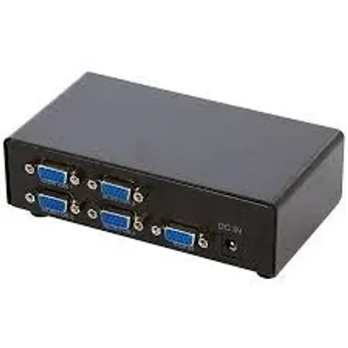 Divisor Splitter Vga 1x4, Distribuidor 1 Entrada E 4 Saídas