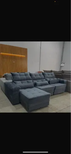Sofá Retrátil e Reclinável 3 Lugares Tm 2,90