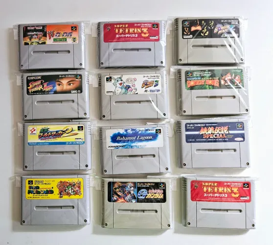 Cartucho jogos Super Nintendo Super Famicom japonês original snes sf