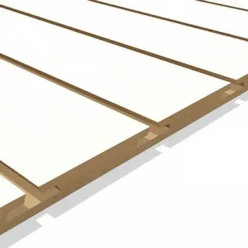Expositor Canaletado MDF Branco 2,75x1,85