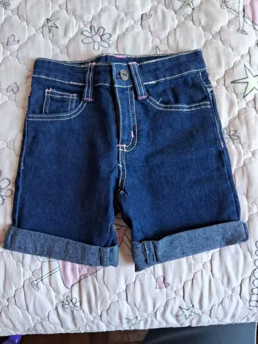 Bermuda Jeans Infantil USPA - Tamanho 5 Anos