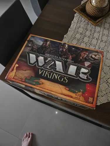 Jogo de Estratégia War Vikings - nunca usado.