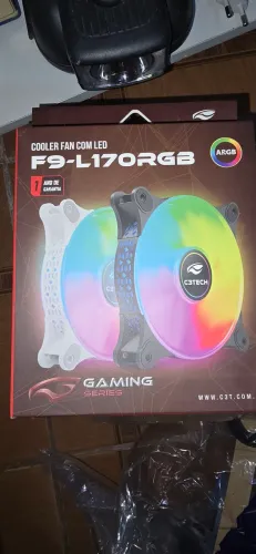 Cooler para PC C3Tech F9-L170RGB - RGB - 1 Ano de Garantia
