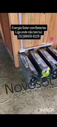 Energia Solar com Baterias