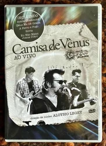 CAMISA DE VÊNUS AO VIVO DVD FESTIVAL DE VERÃO SALVADOR 2004 EXCELENTE ESTADO DE CONSERVAÇ
