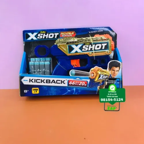 Lançador de Dardos X-Shot Royale Kickback