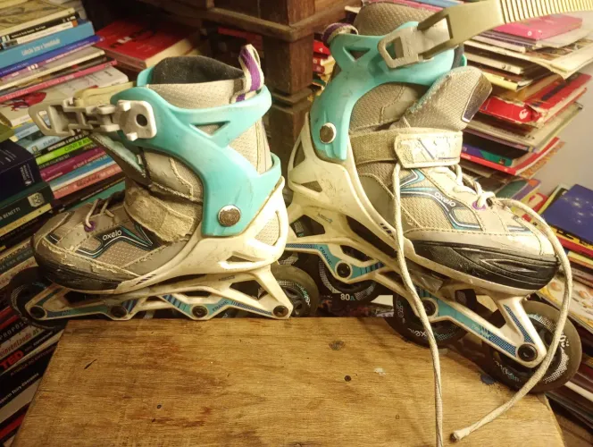 Patins Infantis Oxelo Fit 3 JR - Decathlon | R$ 87,00<br>