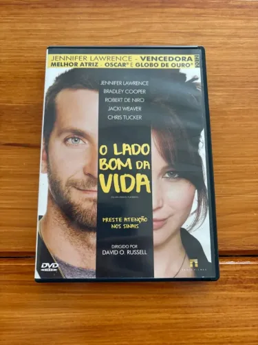 DVD O Lado Bom da Vida - Jennifer Lawrence e Bradley Cooper