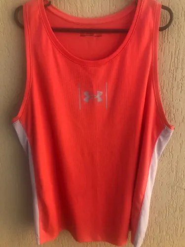 Regata Laranja Com Cinza Da Marca Under Armour