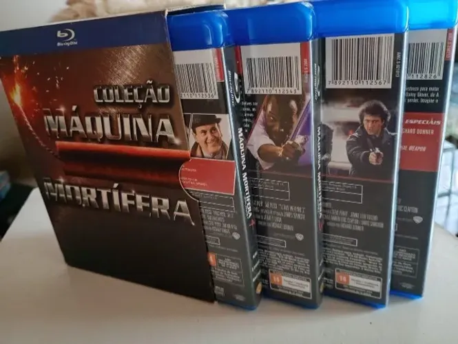 blu-ray - coleção máquina mortífera seminovo