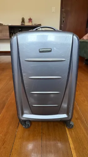 Mala Samsonite Winfield 2 Cinza Usada
