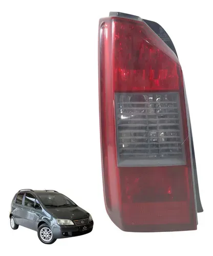 Lanterna Traseiro Esquerdo Fiat Idea 2010 Esquerdo/motorista Branco