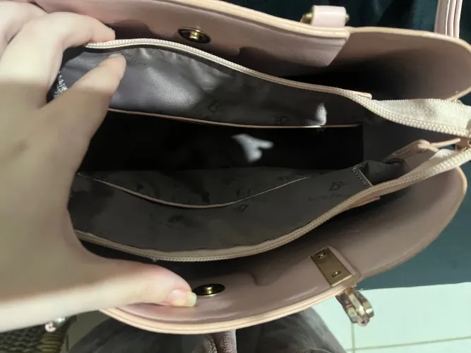Bolsa de mão rosa Bella Polo