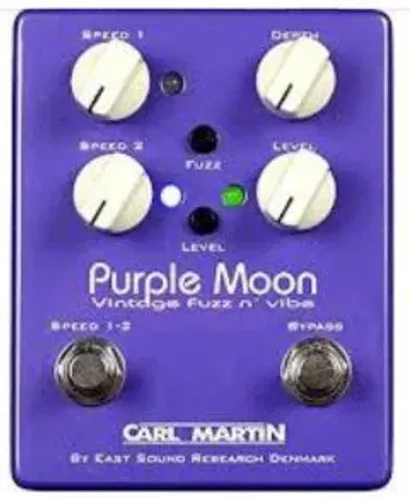 Pedal de Efeito Carl Martin Purple Moon - Fuzz e Vibe Vintage