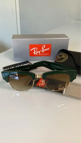 Óculos de Sol Ray-Ban Clubmaster Verde militar novo original 