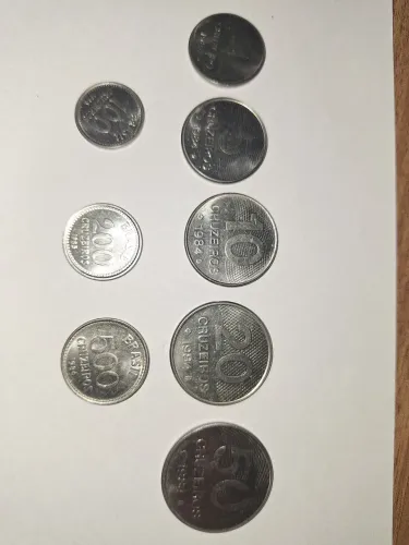 Moedas Antigas Brasileiras Cruzeiro - Coleção