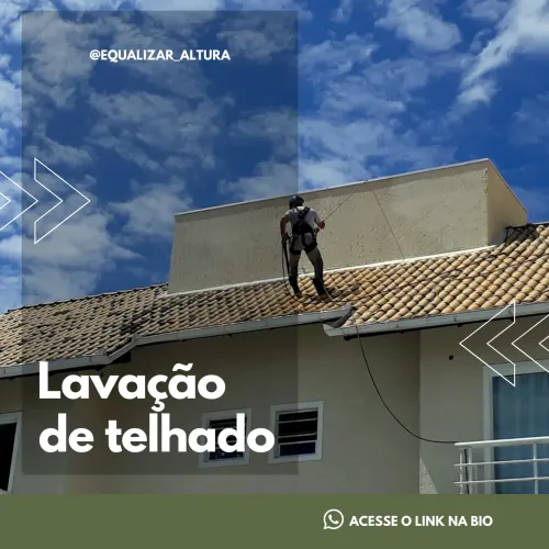 Lavação e pintura de telhado