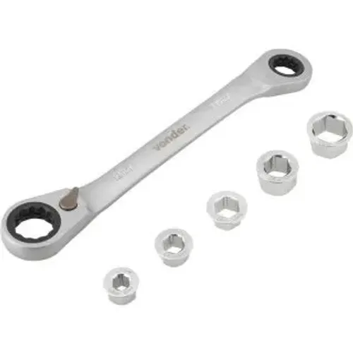JOGO DE CHAVE ESTRELA VONDER 8-19MM C/CATRACA SOQUETE INTERC