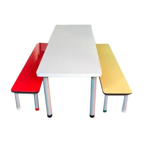 Conjunto de mesa para refeitório-infantil/escolar