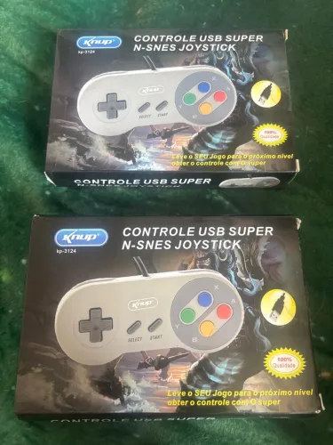 Controle USB Super N-SNES Joystick Knup