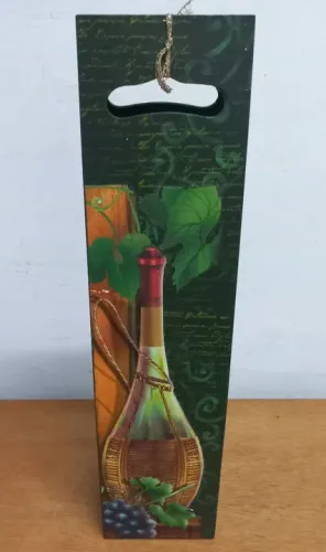 Porta Garrafa / Vinho em Madeira