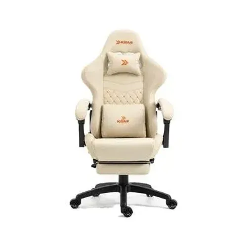 Cadeira Gamer KBM! GAMING Tempest CG600, Branco, Com Almofadas LOJA FISICA NOVA LACRADA