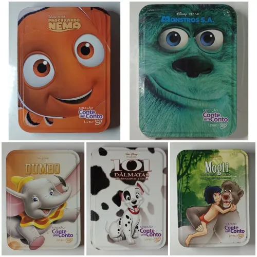 Coleção DVDs clássicos Disney Conte um conto