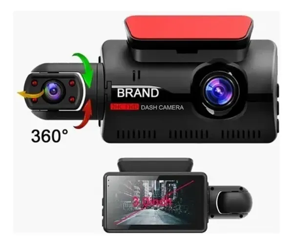 Câmera Filmadora Veicular Full Hd 1080P Kapbom (KA-1917)