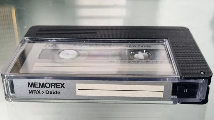 Fita cassete Memorex MRX2 Oxide 90 (1974 Made in USA)