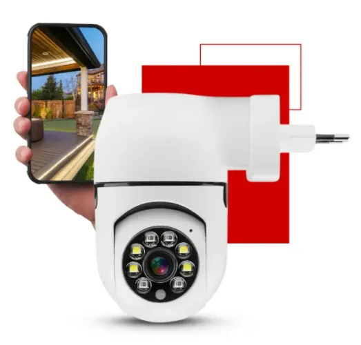 Câmera De Segurança Full Hd Visão Noturna Tomada