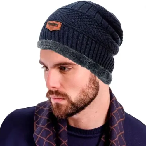 Touca de Frio Peluciada por Dentro - Linha Luxo - Grossa