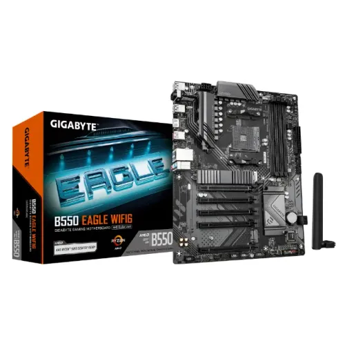 Placa Mãe Gigabyte B550 Eagle WiFi6, Chipset B550, AMD AM4, ATX, DDR4