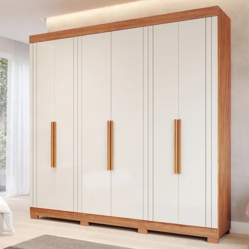 Guarda-Roupa 6 Portas Grécia 100%MDF tt97