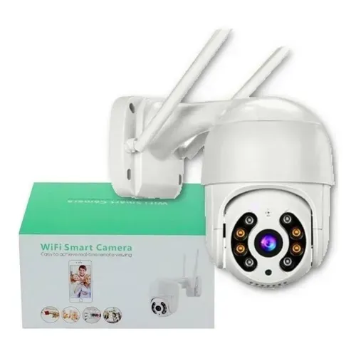 Câmera Ip Wifi Segurança Ipega 3 Antenas c/ Voz Externa 360º Giratória