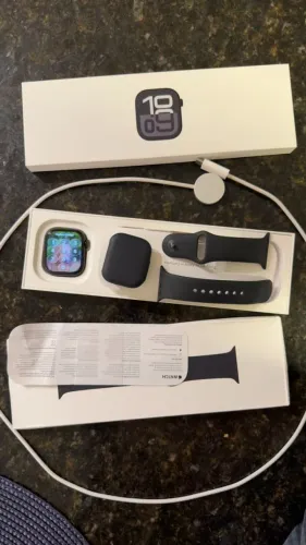 Apple Watch Series 10, GPS 42mm - Completo, Garantia até 2027, com Película