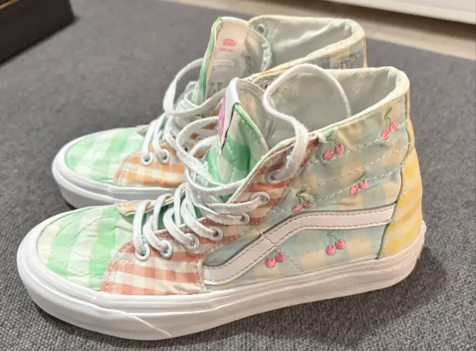 Tênis Vans Sk8-Hi x Cherry Checkerboard 35