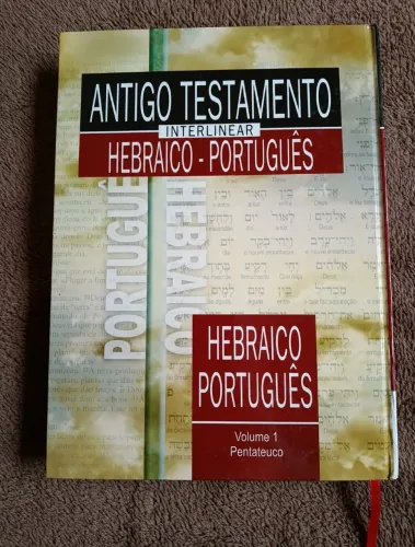 Livro Antigo testamento Interlinear hebraico-português