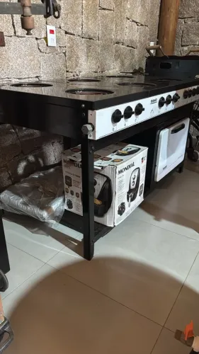 Fogão Industrial 6 bocas com forno