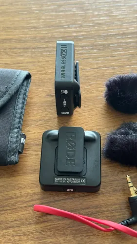 MICROFONE RODE WIRELESS GO II 2-PESSOAS PRETO