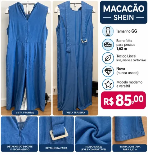 Macacão social 