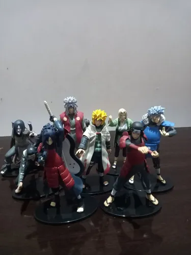 Action Figures Ninjas Lendarios da Folha - Naruto Shippuden