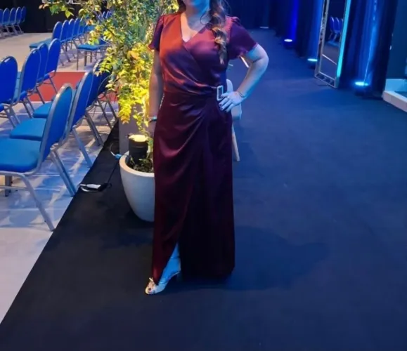 Vestido Marsala Para Formatura ou Social