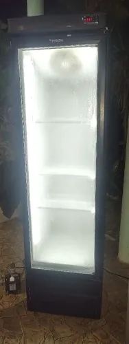 freezer expositor slim fricon congelamento 300 litros 220V super conservado 