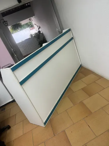 Balcão caixa duplo