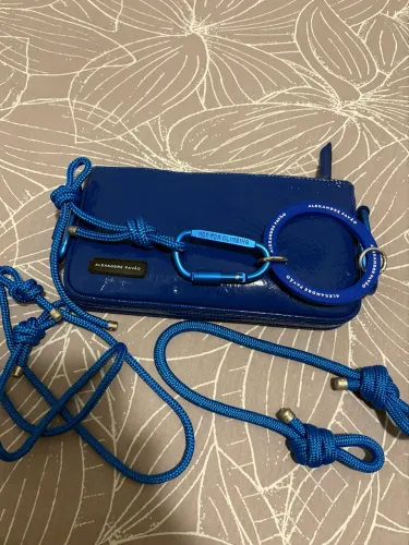 PARIS SHOULDER BAG ALEXANDRE PAVÃO - VERNIZ AZUL