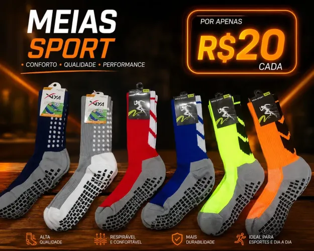 meias esportivo 