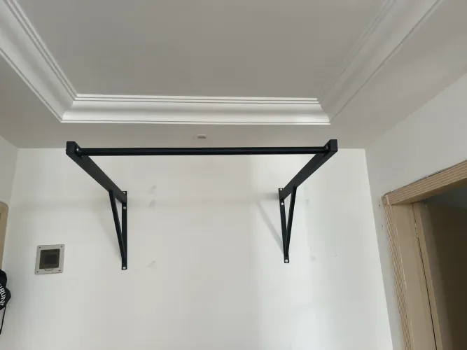 Barra fixa 1 m de parede musculação