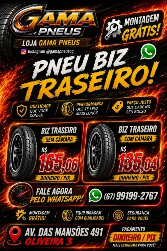 Pneu ARO 80/100-14 NOVO