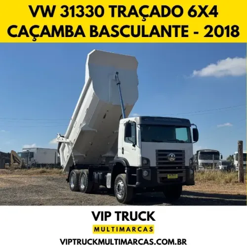 Volkswagen VW 31330 Constellation Traçado 6x4 com Caçamba Basculante