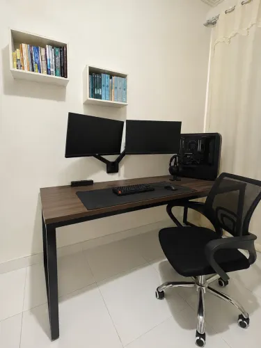 Suporte Articulado de Parede para 2 Monitores Zinnia Fortress 200 - 17? a 32?